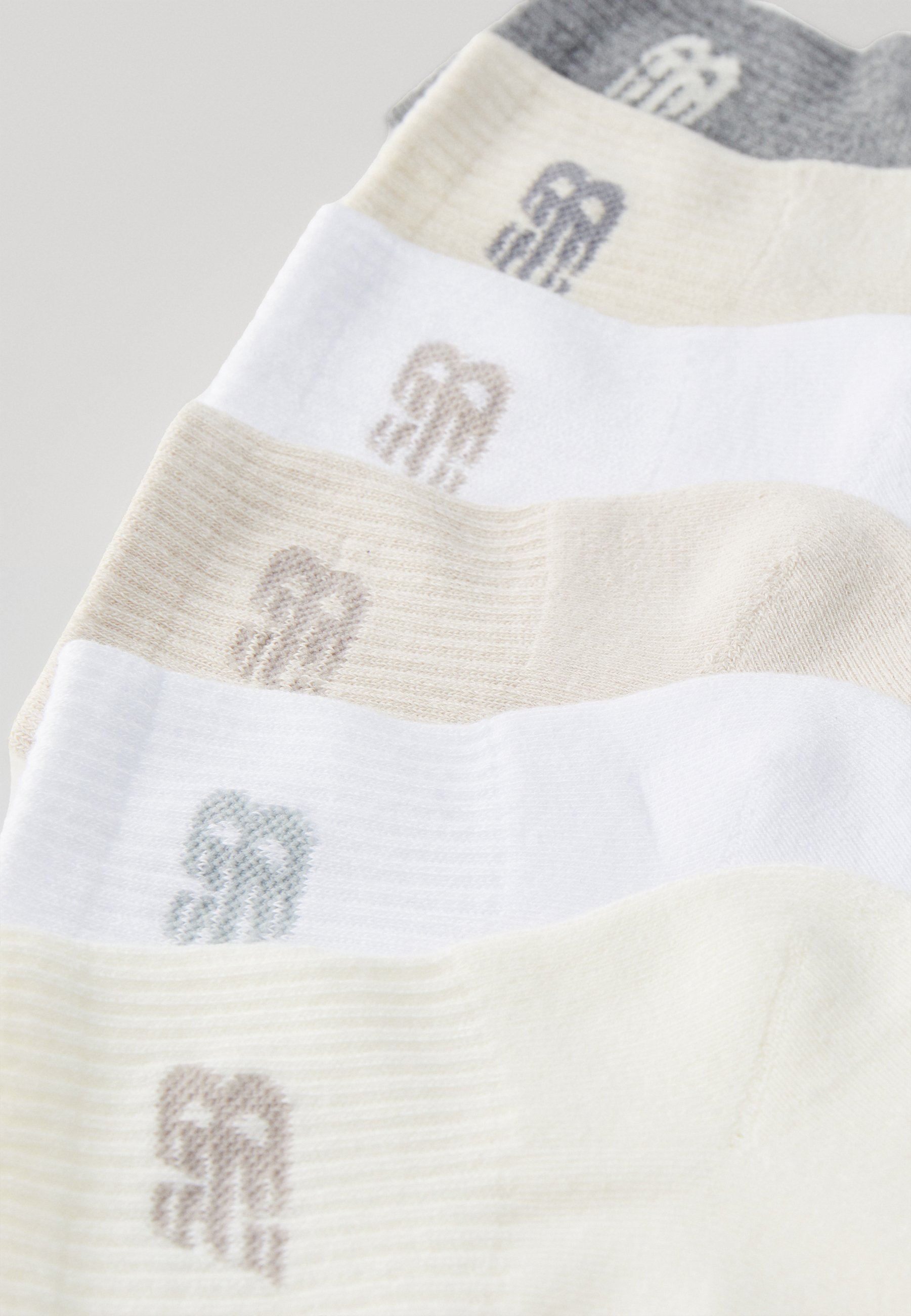 New Balance EVERYDAY ANKLE UNISEX 6 PACK - Calcetines - beige/white