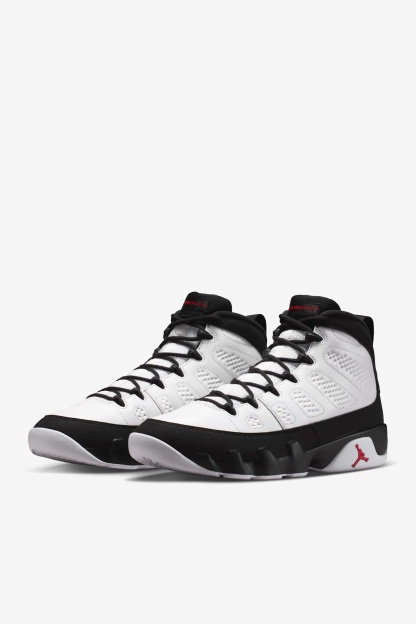 Air Jordan 9 Retro OG - Λευκό/Μαύρο/True Red - 7