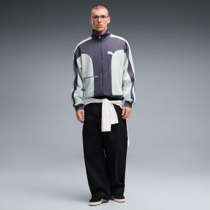 T7 Love Of The Cat Relaxed Trainingsjacke Herren - Inky Depths-Créme De Mint