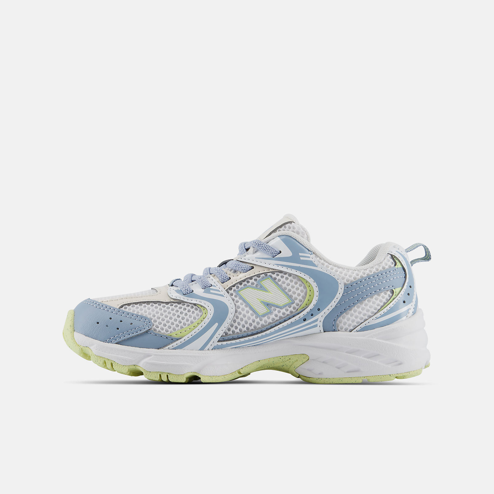 New Balance 530 BUNGEE LACE - LIGHT ARCTIC GREY con WHITE - P5303W7