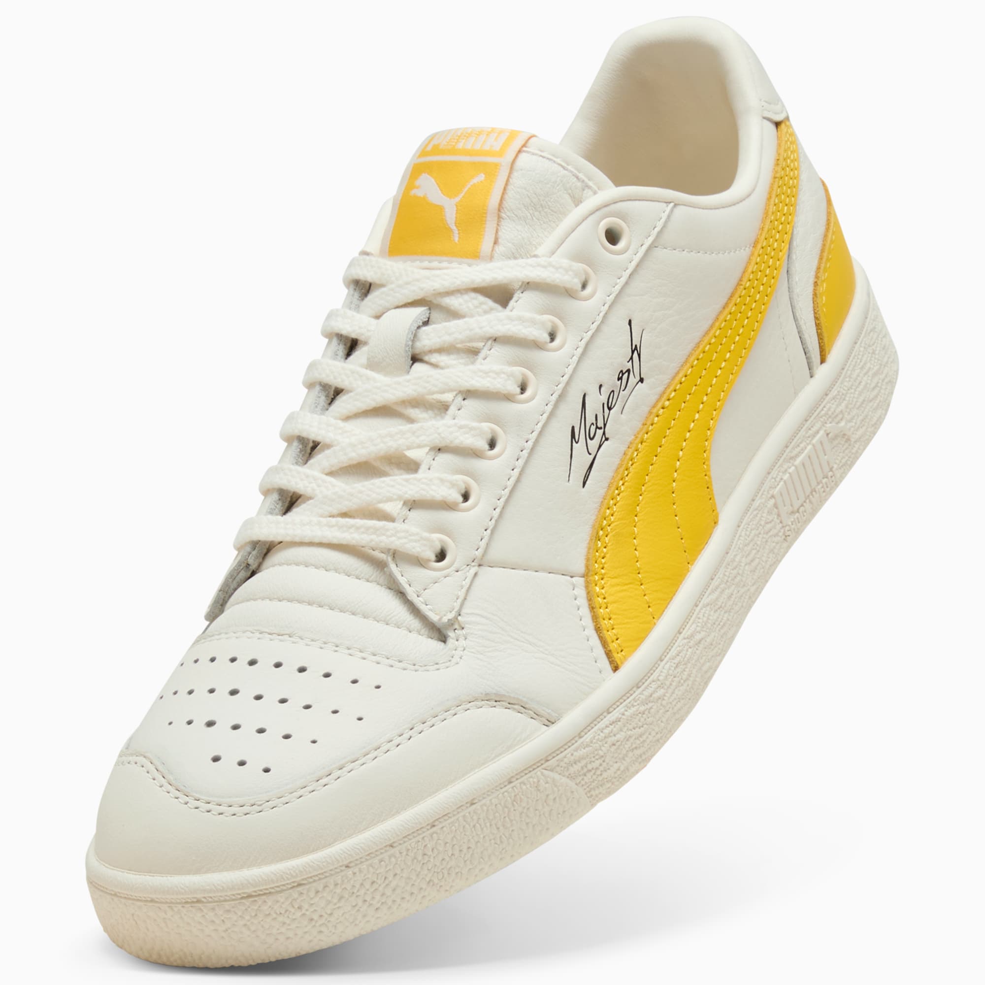 Majesty Sneakers Unisex - Warm White-Pelé Yellow