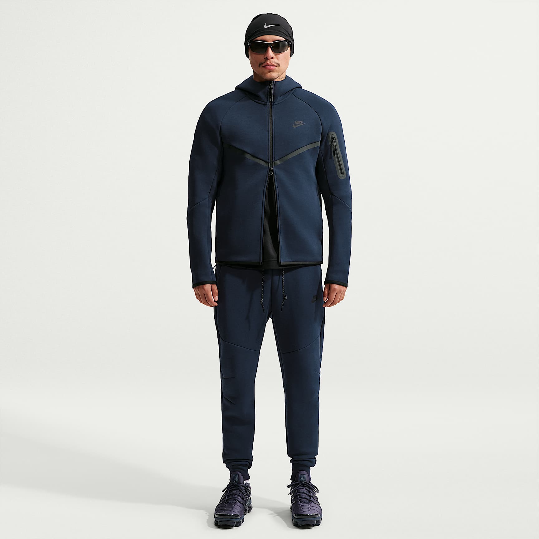 Nike Tech - Nike Tech Windrunner-Jacke aus Fleece mit durchgehendem Reißverschluss (Herren)