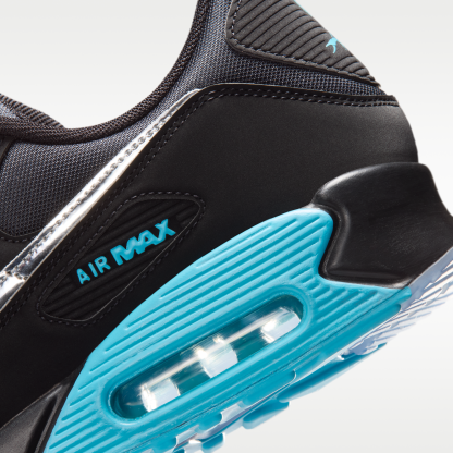 Nike Air Max 90 Premium "Scorpion" - Μαύρο/Gamma Blue/Ice/Chrome - 8
