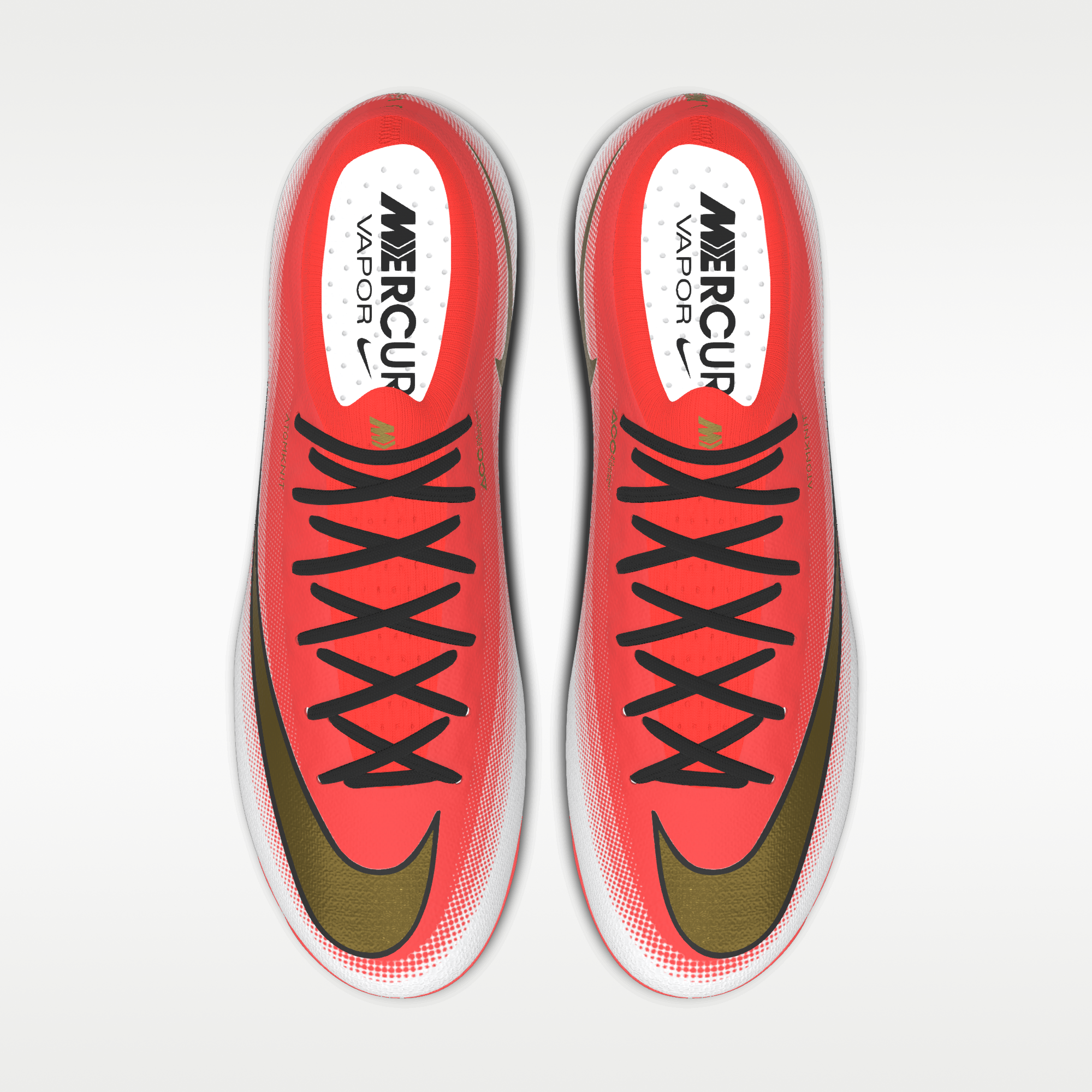 Nike Mercurial Vapor 17 Elite By You - Bright Crimson/Λευκό (3389900446) - 4