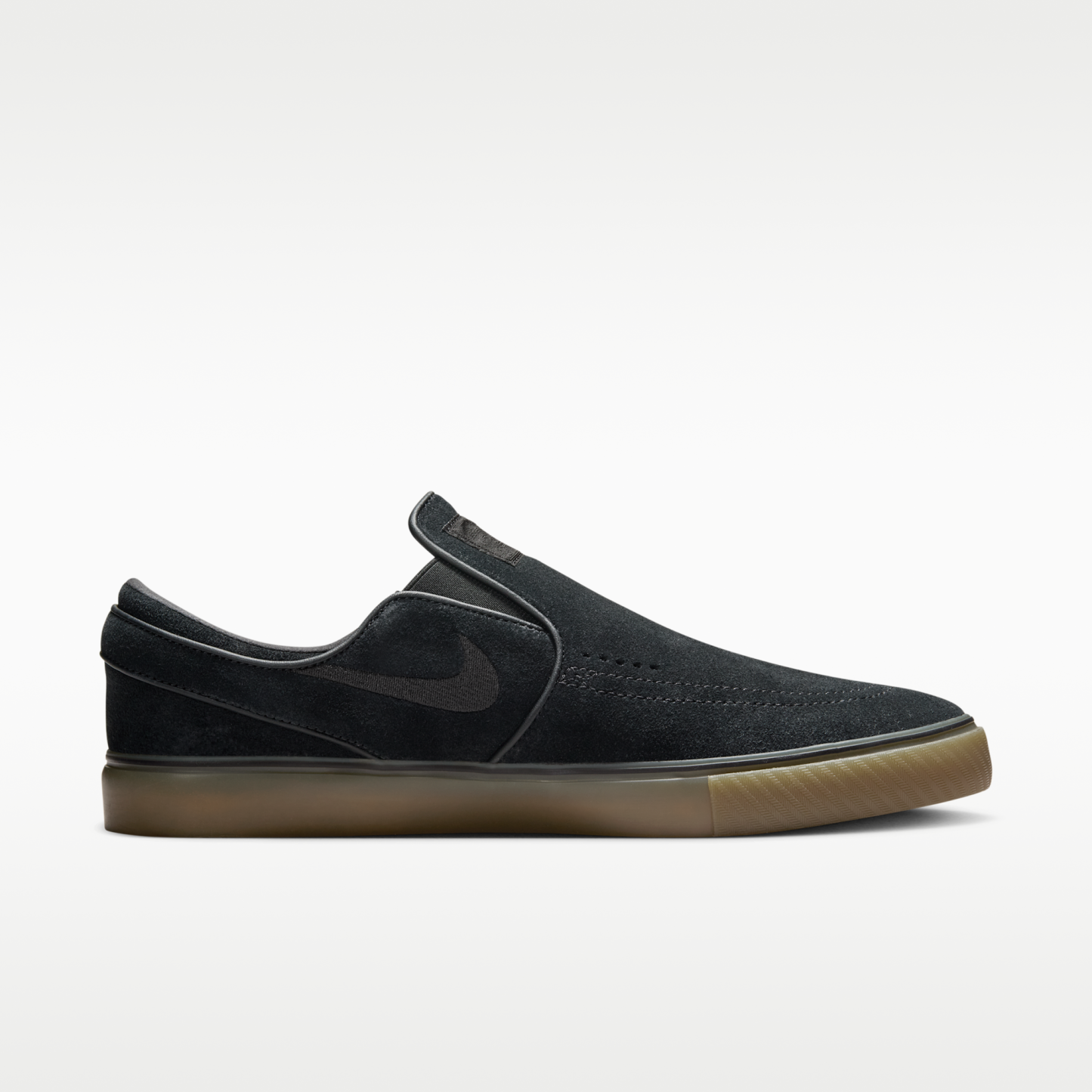 Nike SB Janoski+ Slip - Μαύρο/Μαύρο/Gum Light Brown/Μαύρο - 3