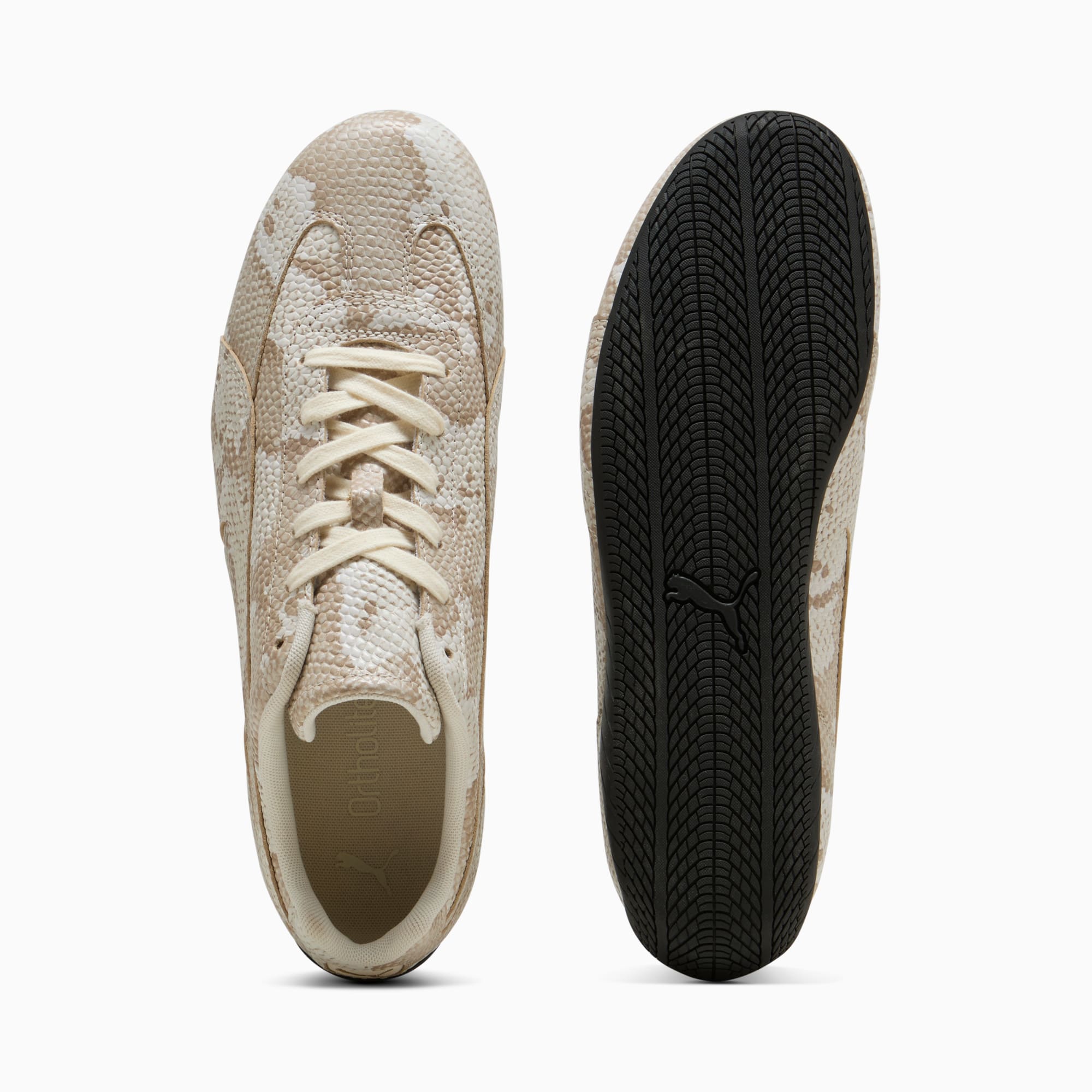 Speedcat Snake Print Sneakers Unisex - Silver Fog-Vapor Gray