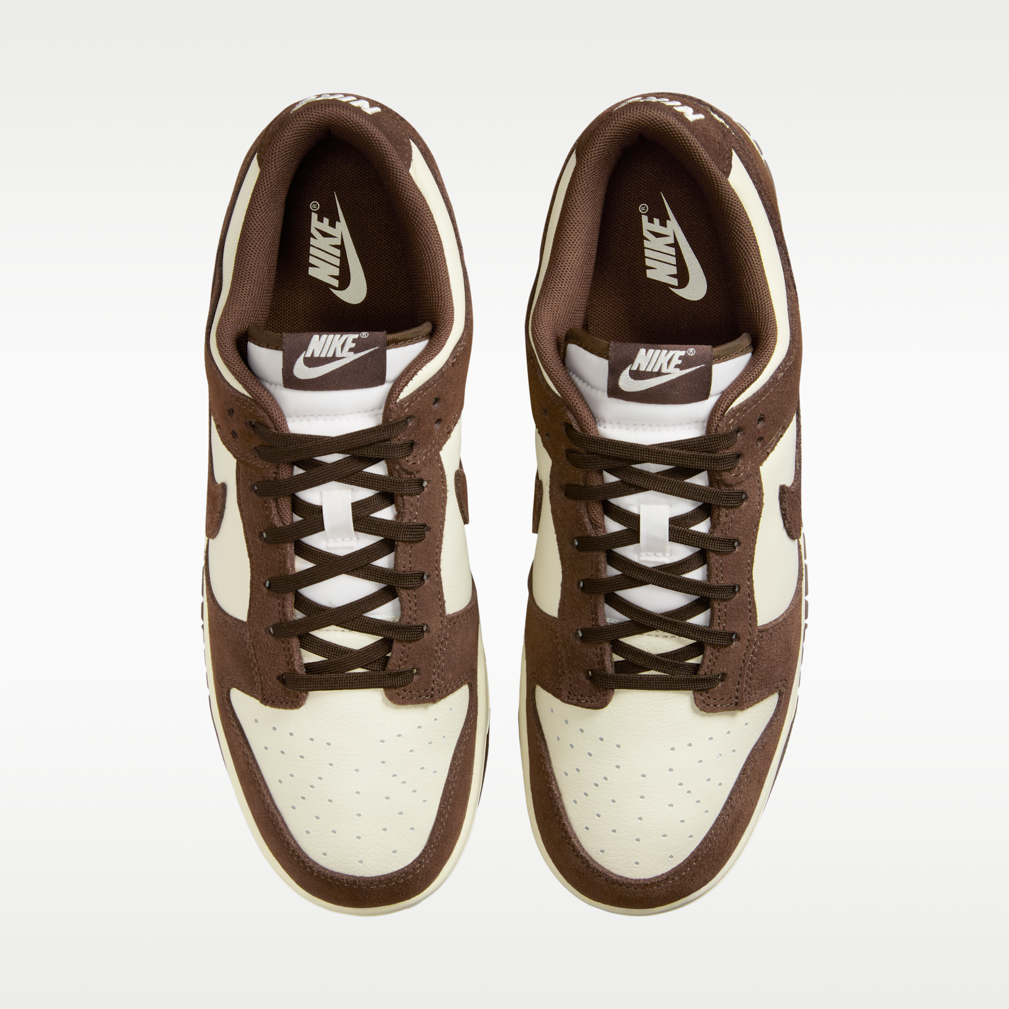 Nike Dunk Low Retro SE Leather/Suede - Pale Ivory/Pale Ivory/Baroque Brown - 4