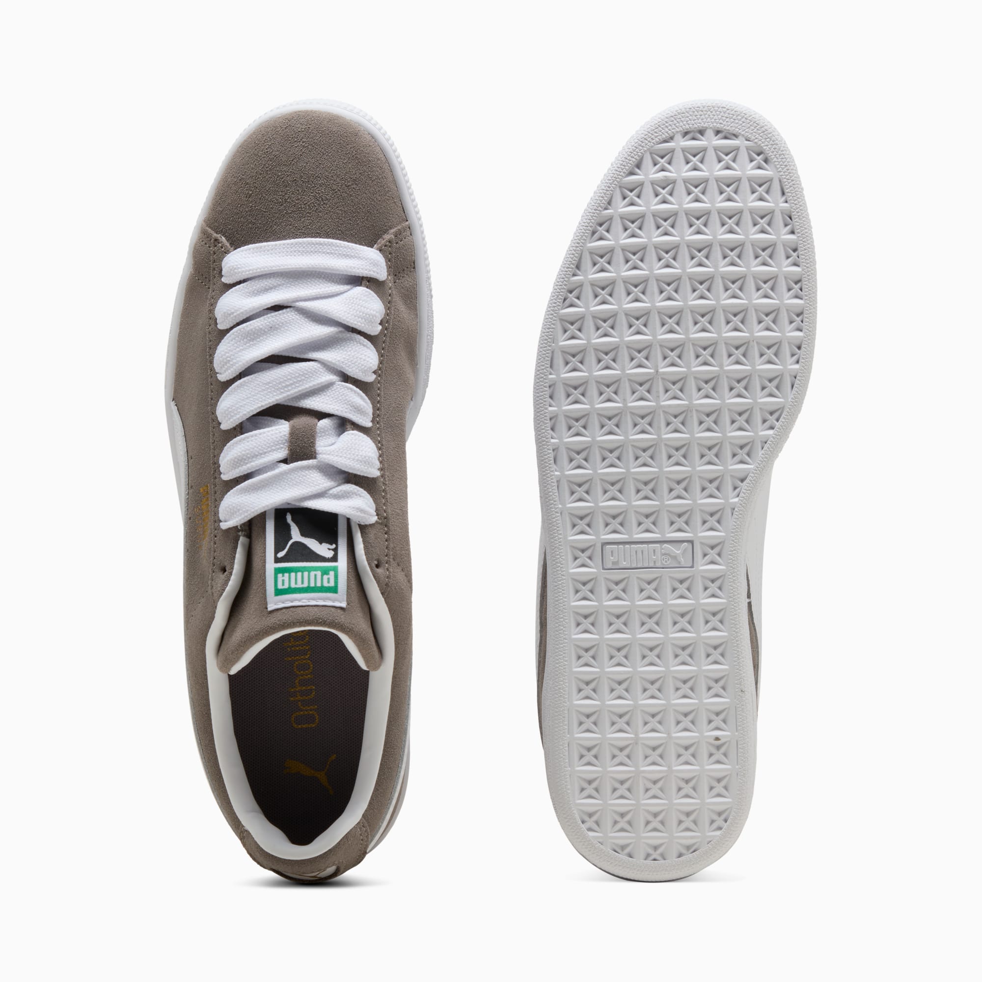 Suede Classic Sneakers Unisex - Cast Iron-PUMA White