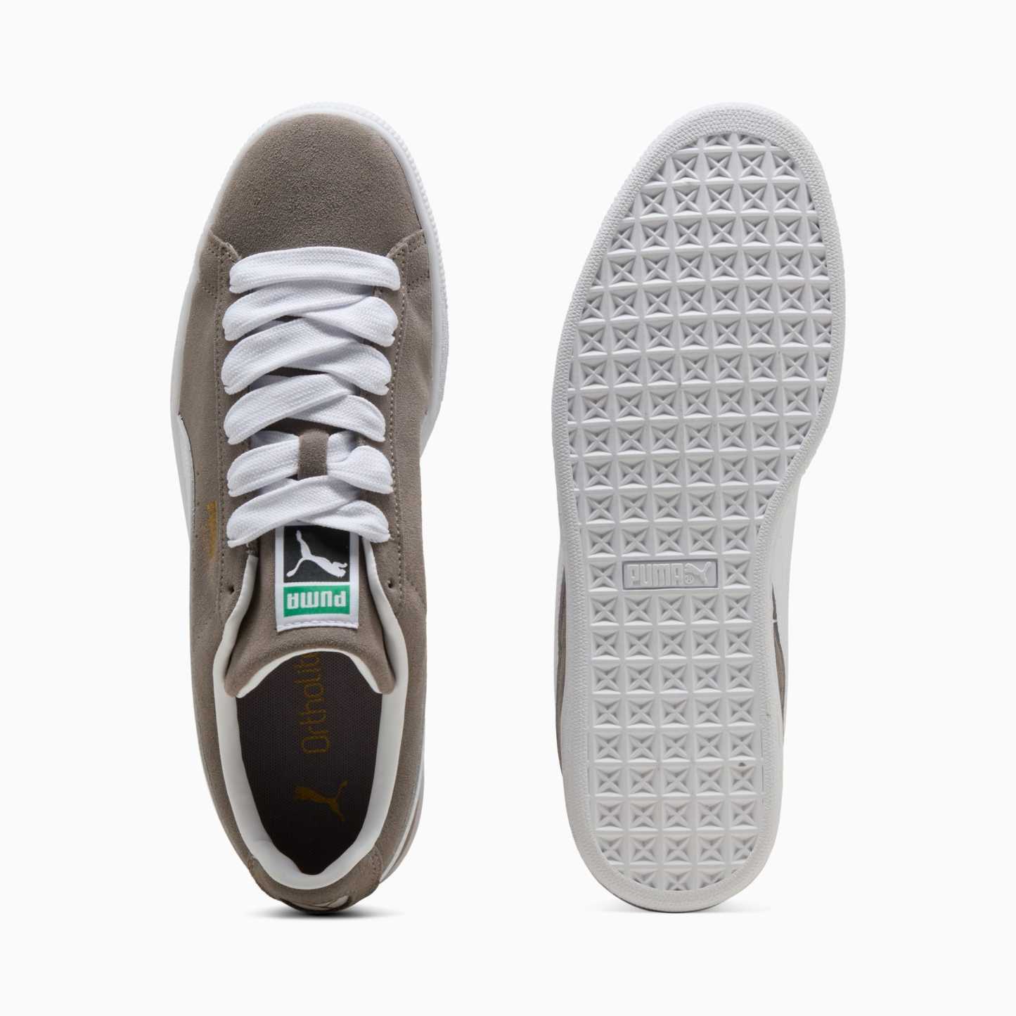 Suede Classic Sneakers Unisex - Cast Iron-PUMA White