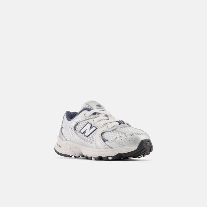 New Balance 530 BUNGEE LACE - SUMMER FOG con NIMBUS CLOUD y NB Navy - IZ530KA