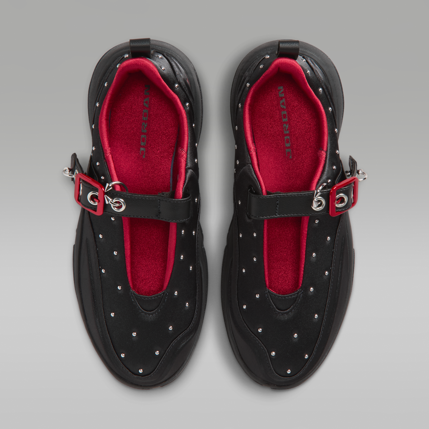 Jordan Pointe - Λευκό/Μαύρο/Metallic Silver/University Red - 4