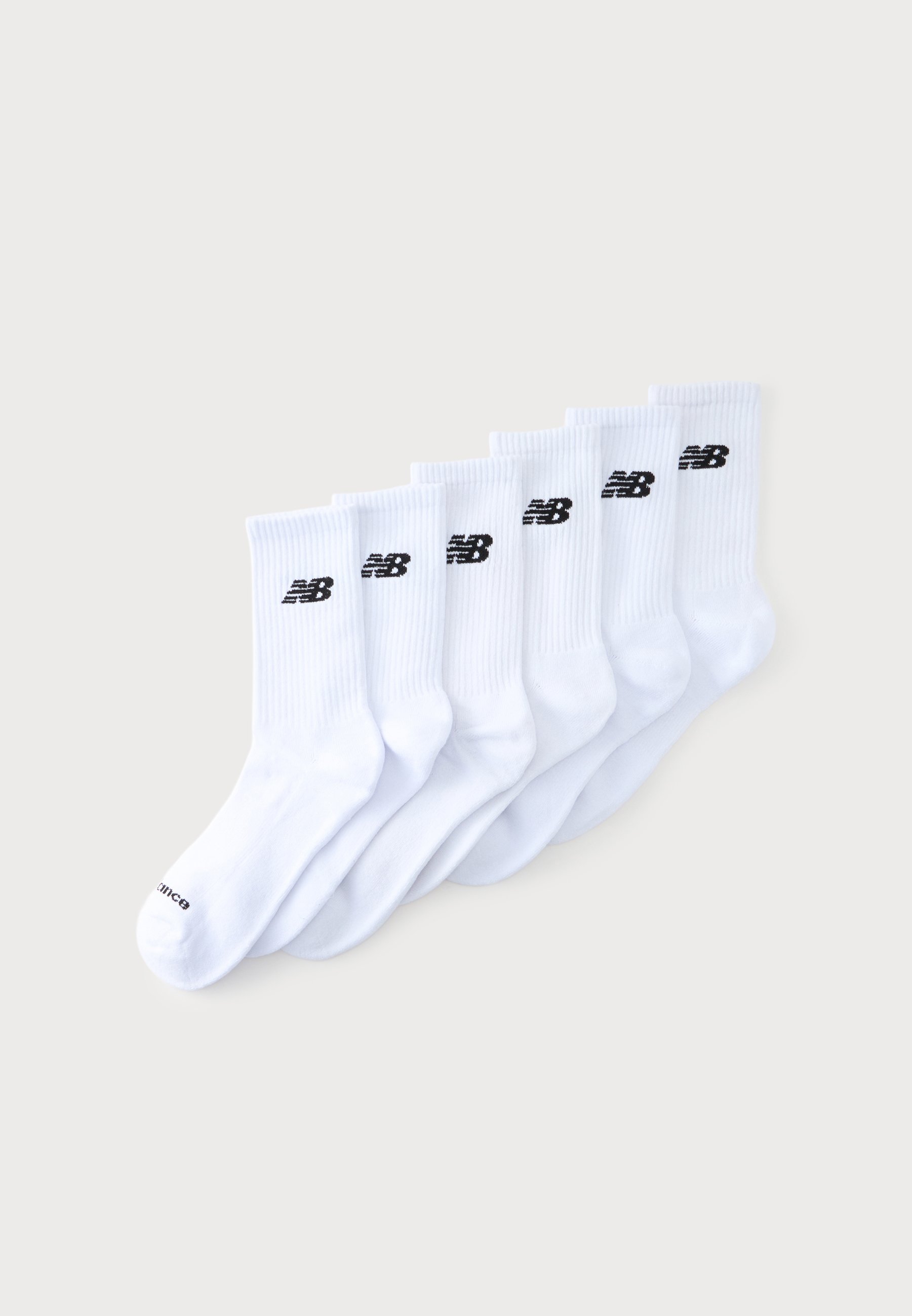 New Balance Everyday Seasonal Midcalf UNISEX 6 Pack - Calcetines - White - imagen principal