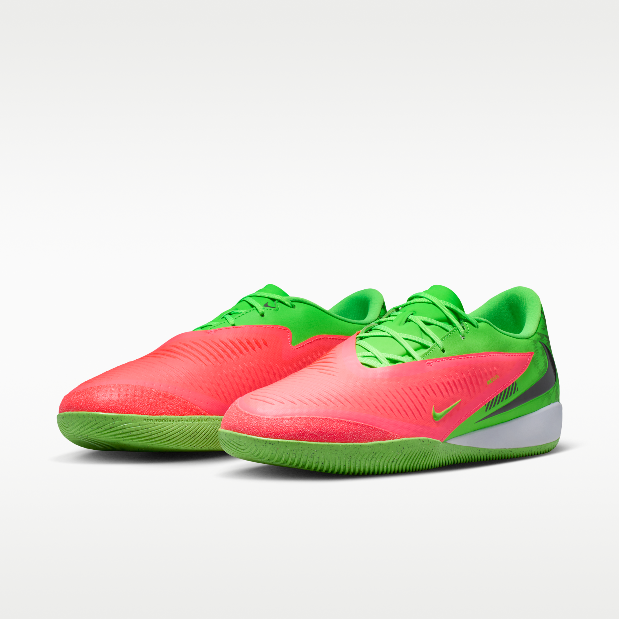 Nike Phantom 6 Low Academy "Erling Haaland" - Hot Punch/Green Strike/Μαύρο - 5