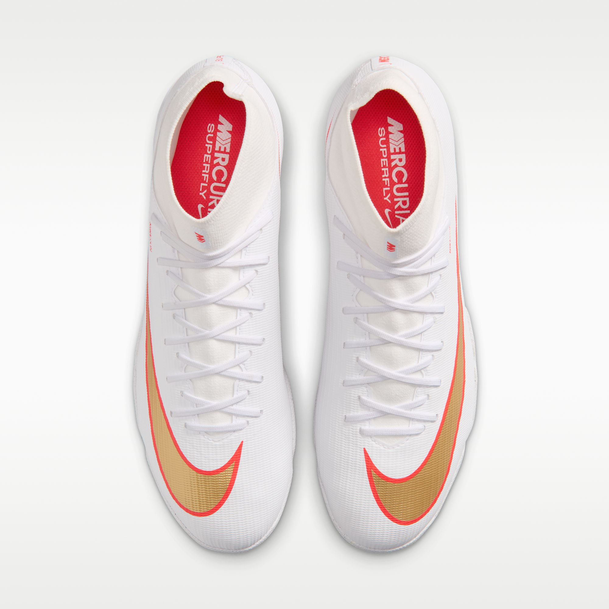 Nike Mercurial Superfly 11 Academy - Λευκό/Bright Crimson/Blur (IO1494-100) - 4