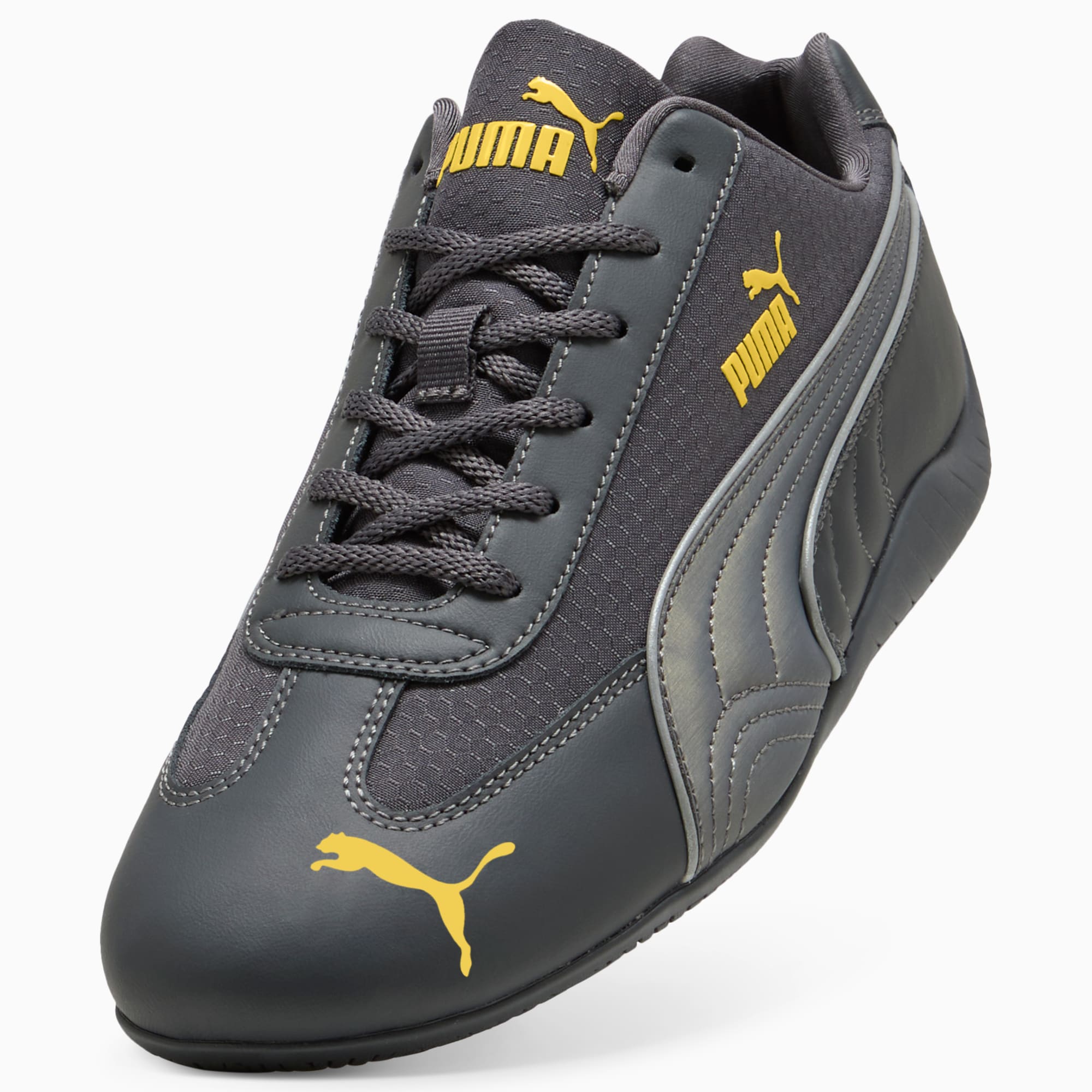 Speedcat Sneakers Unisex - Moody Gray-Bright Mango Yellow