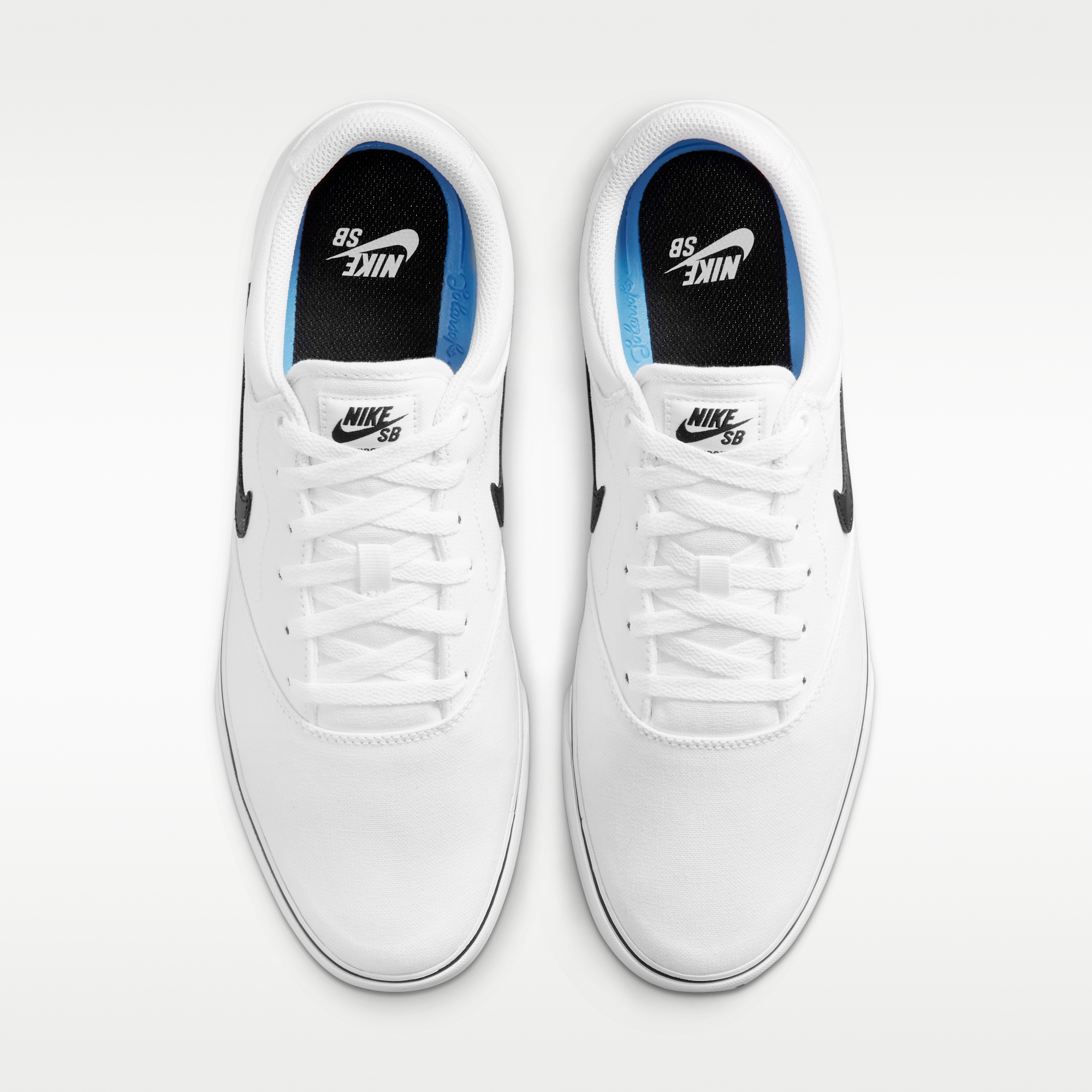 Nike SB Chron 2 Canvas - Λευκό/Λευκό/Μαύρο - 4