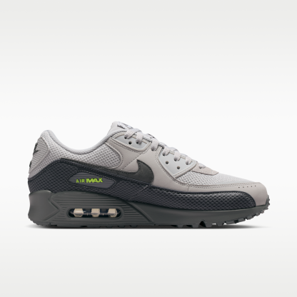 Nike Air Max 90 Premium - Light Smoke Grey/Smoke Grey/Volt/Iron Grey - 3