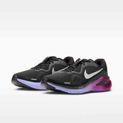 Nike Structure 26 - Μαύρο/Gridiron/Purple Pulse/Metallic Silver - 5