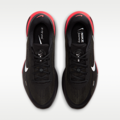 Nike Journey Run - Μαύρο/Dark Smoke Grey/Red Orbit/Λευκό - 4