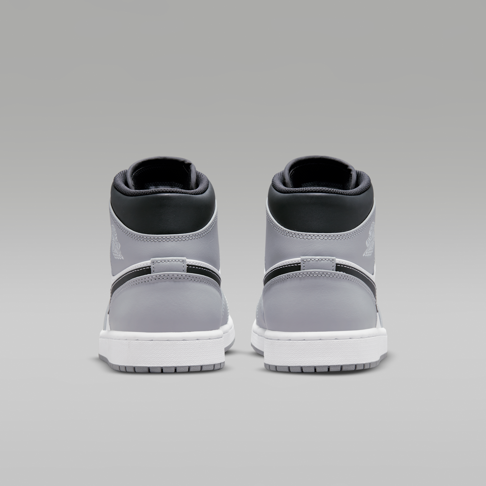 Air Jordan 1 Mid - Light Smoke Grey/Anthracite/Λευκό - 6