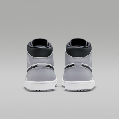 Air Jordan 1 Mid - Light Smoke Grey/Anthracite/Λευκό - 6