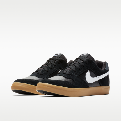 Nike SB Delta Force Vulc - Μαύρο/Gum Light Brown/Dark Grey/Λευκό - 5
