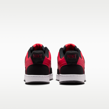 Nike Court Vision Low - Μαύρο/University Red/Λευκό/University Red - 6