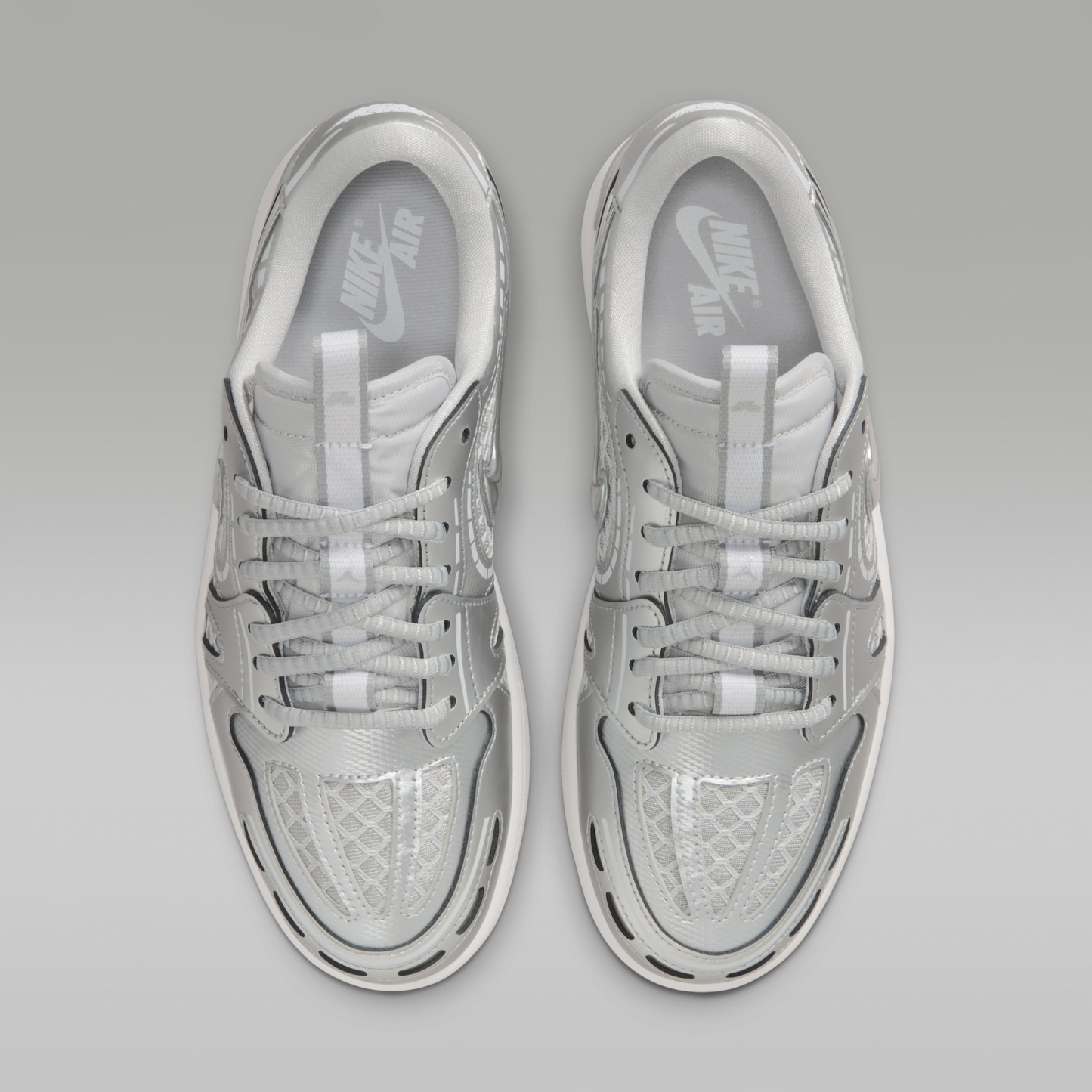 Air Jordan 1 Low Method of Make - Neutral Grey/Λευκό/Pewter Grey/Metallic Silver - 4