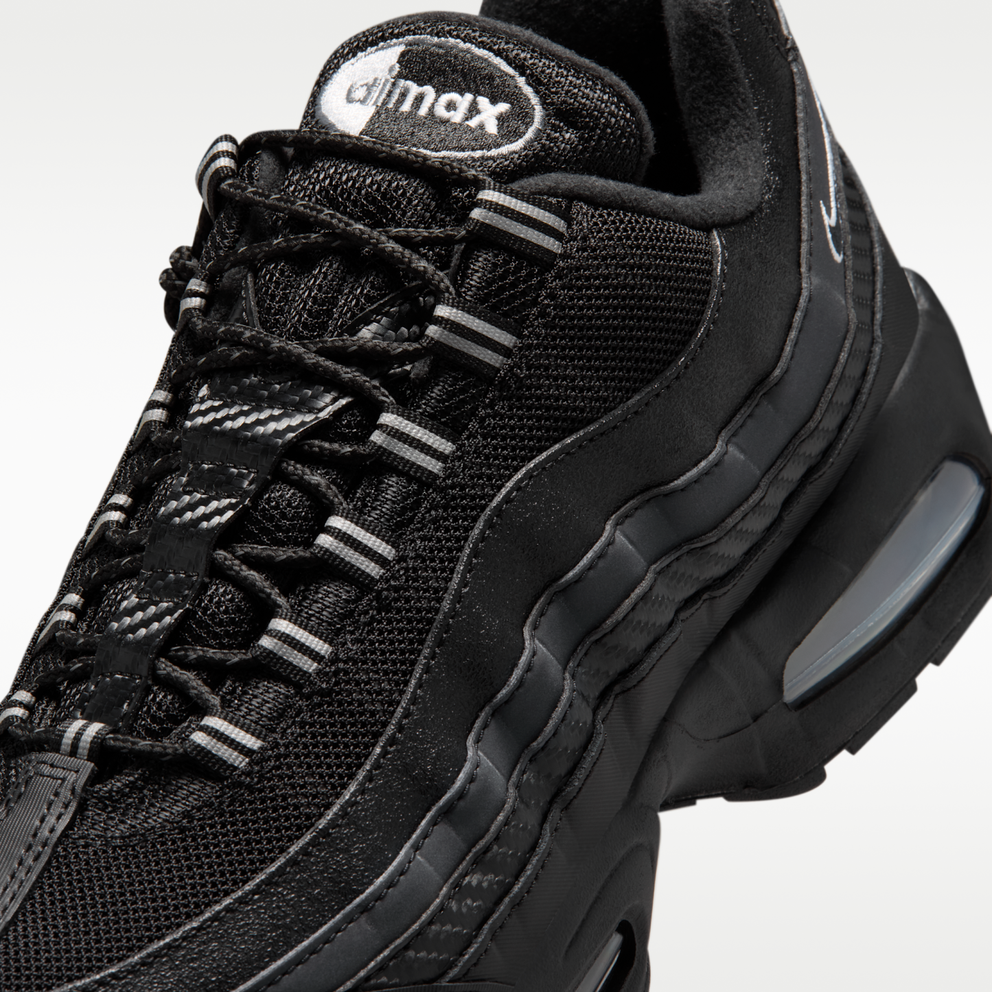Nike Air Max 95 Big Bubble - Μαύρο/Metallic Silver/Cool Grey/Λευκό - 7