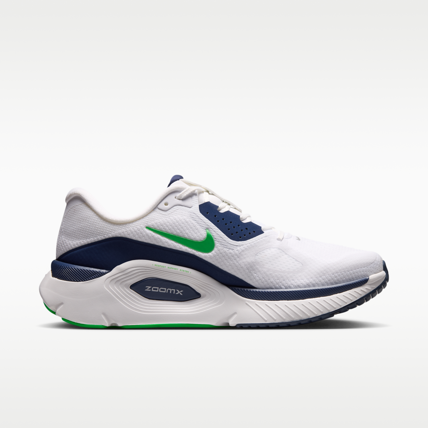 Nike Structure Plus - Λευκό/Midnight Navy/Summit White/Green Spark - 3