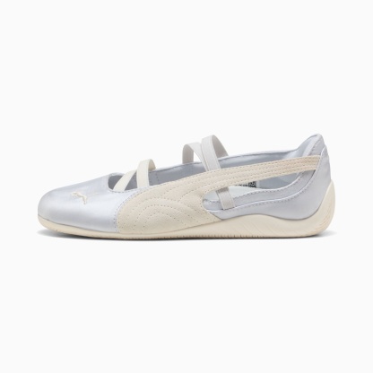 Speedcat Satin Ballet Sneakers Damen - Silver Mist-Warm White