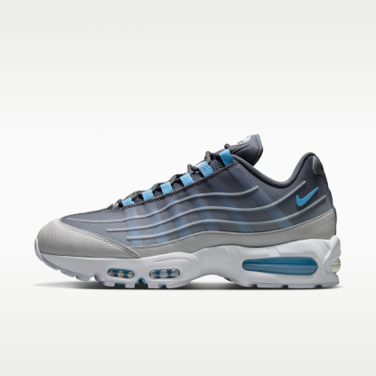 Nike Air Max 95 Big Bubble Tech - Smoke Grey/Λευκό/Μαύρο/Football Blue - 1