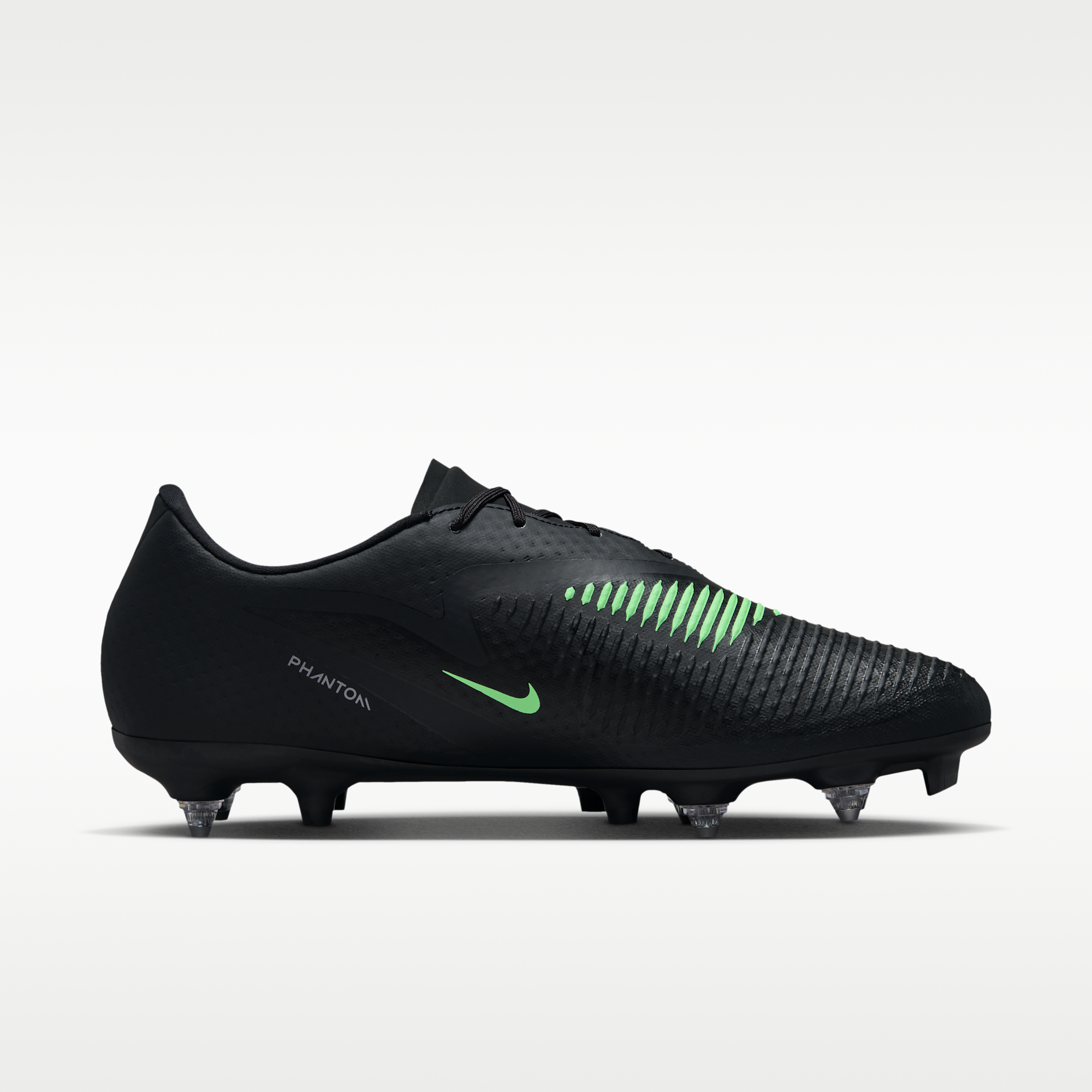 Nike Phantom 6 Low Academy - Μαύρο/Μαύρο/Illusion Green (HQ2315-001) - 3
