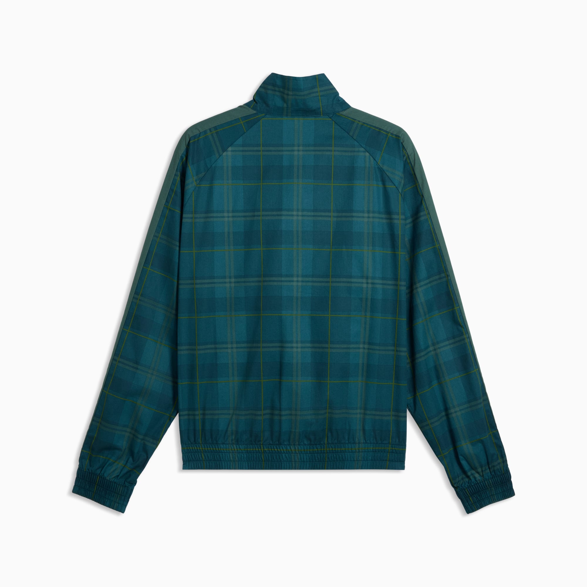 T7 Relaxed Tartan Trainingsjacke Herren - Midnight Petrol
