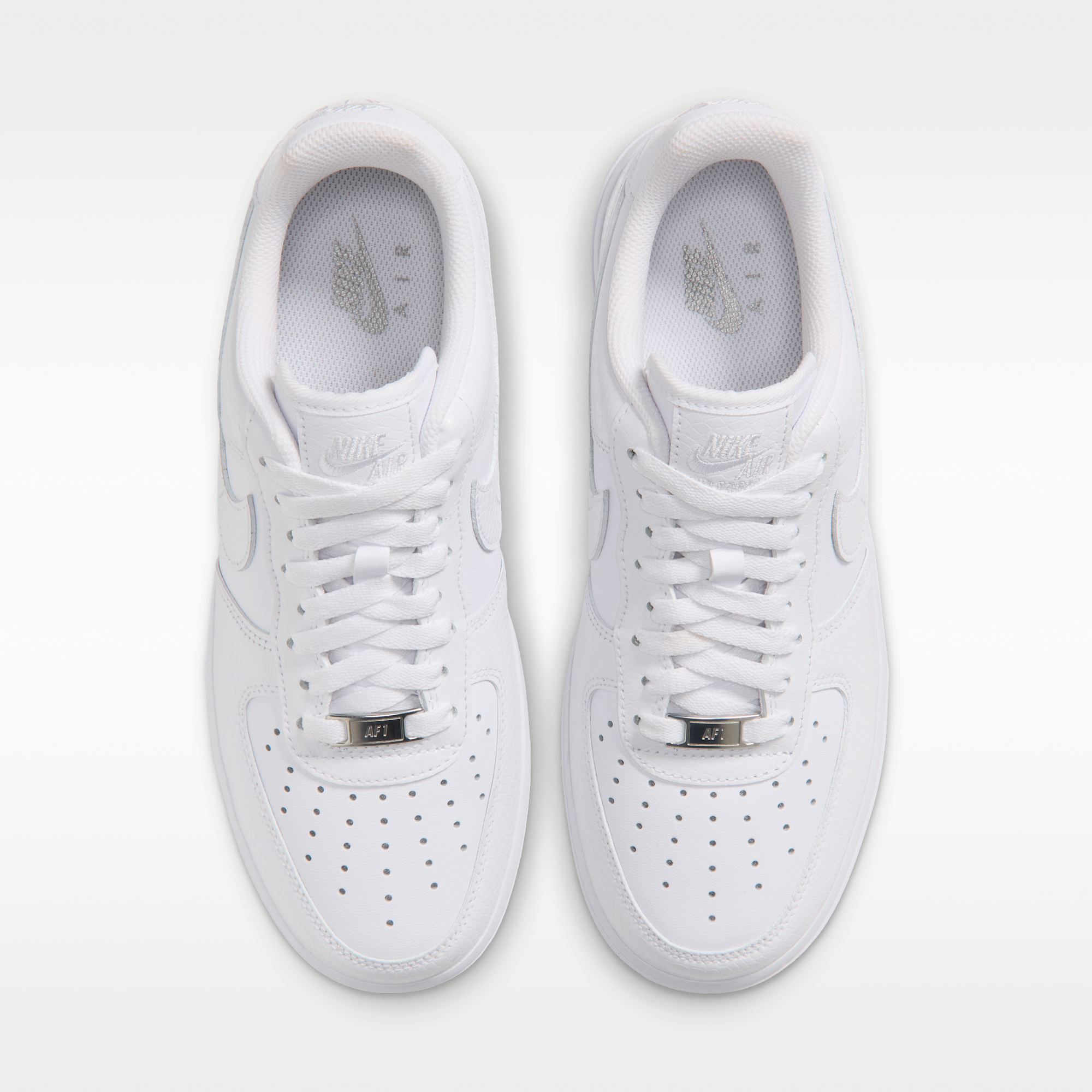 Nike Air Force 1 '07 - Λευκό/Metallic Silver/Λευκό - 4