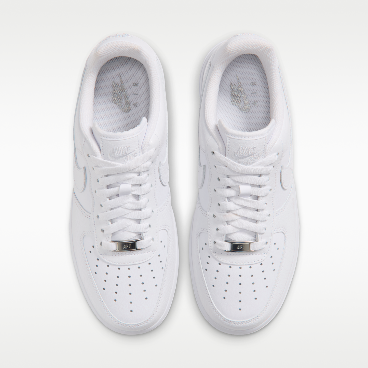 Nike Air Force 1 '07 - Λευκό/Metallic Silver/Λευκό - 4