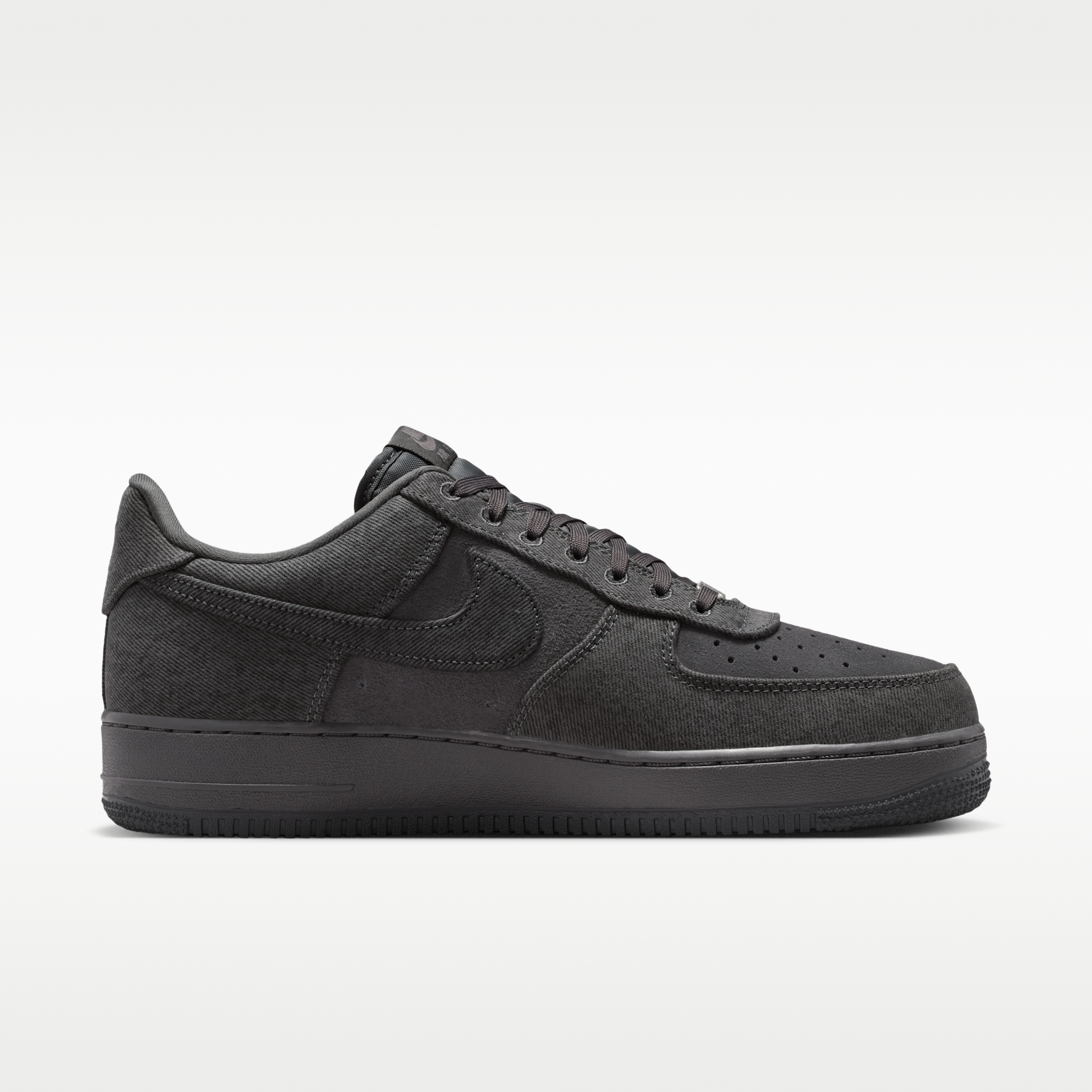 Air Force 1 '07 LV8 "Denim" - Anthracite/Medium Ash/Metallic Silver/Anthracite - 3