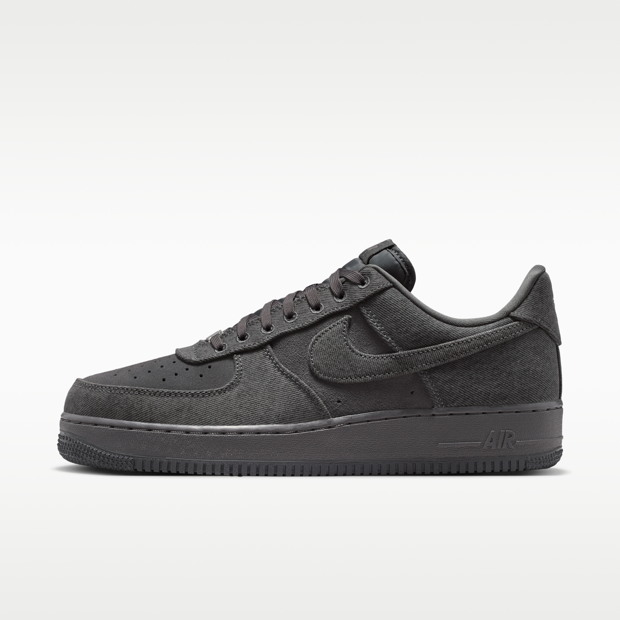 Air Force 1 '07 LV8 "Denim" - Anthracite/Medium Ash/Metallic Silver/Anthracite - 1