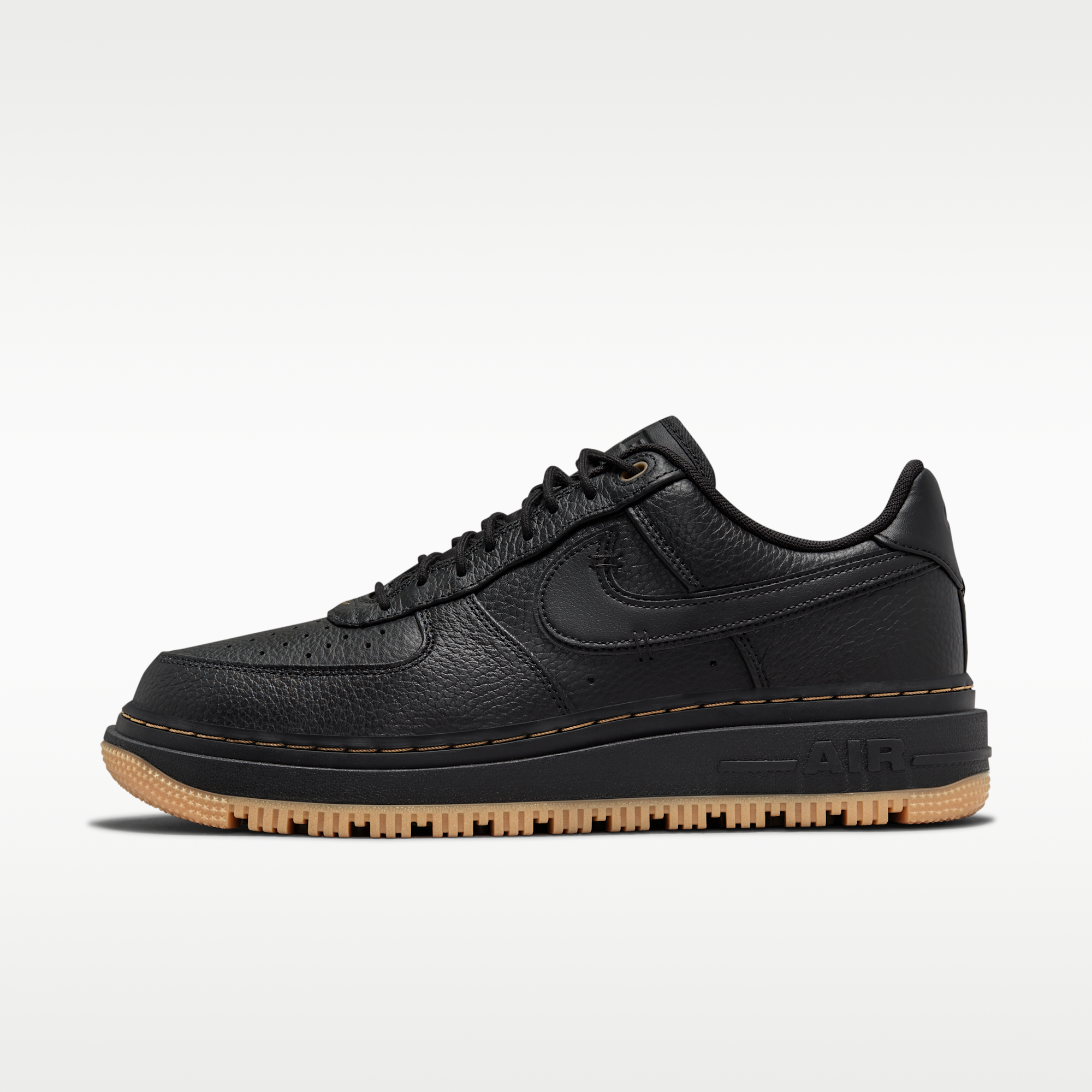 Nike Air Force 1 Luxe - Μαύρο/Bucktan/Gum Yellow/Μαύρο - 1