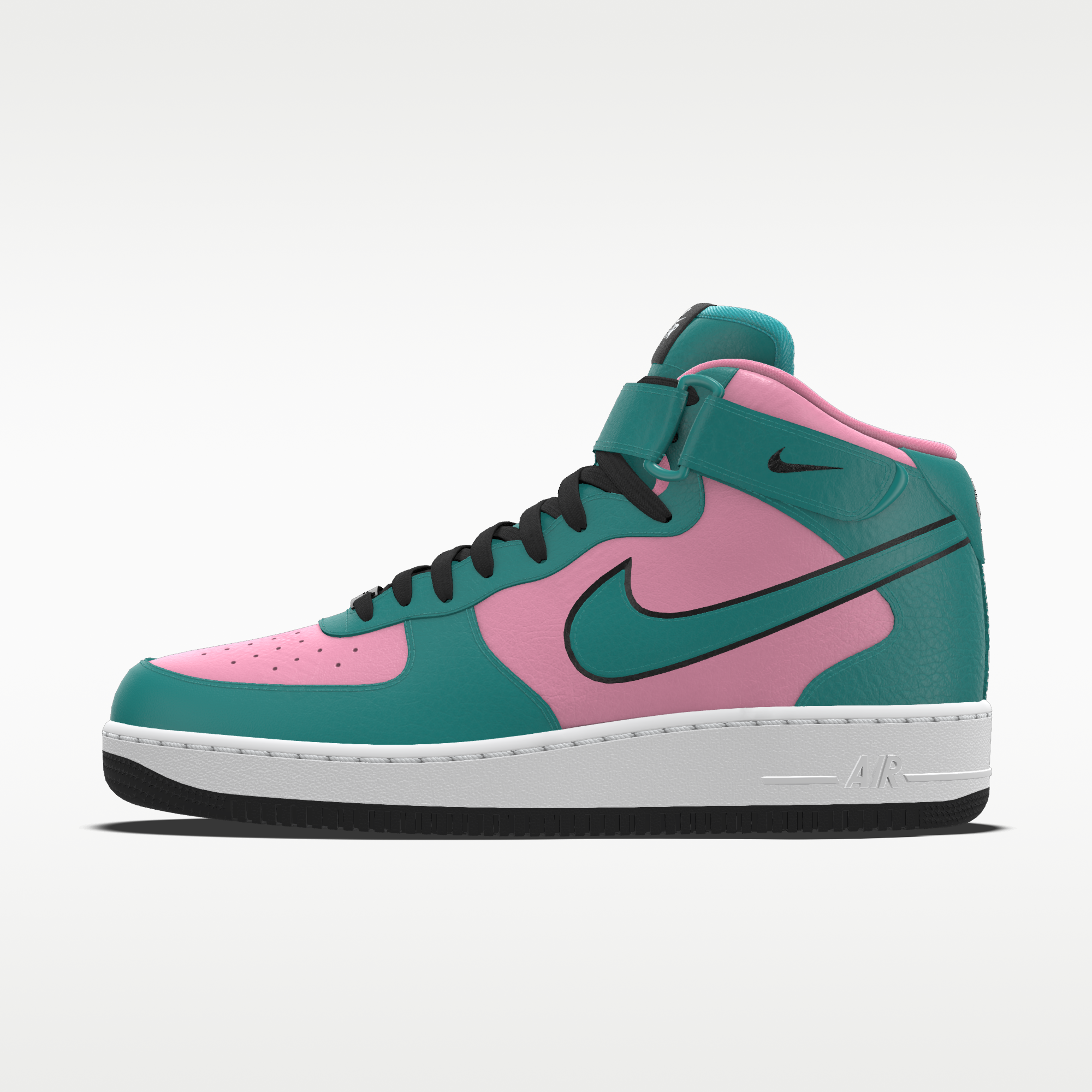 Nike Air Force 1 Mid By You - Πολύχρωμο/Πολύχρωμο/Πολύχρωμο (6417611335) - 1