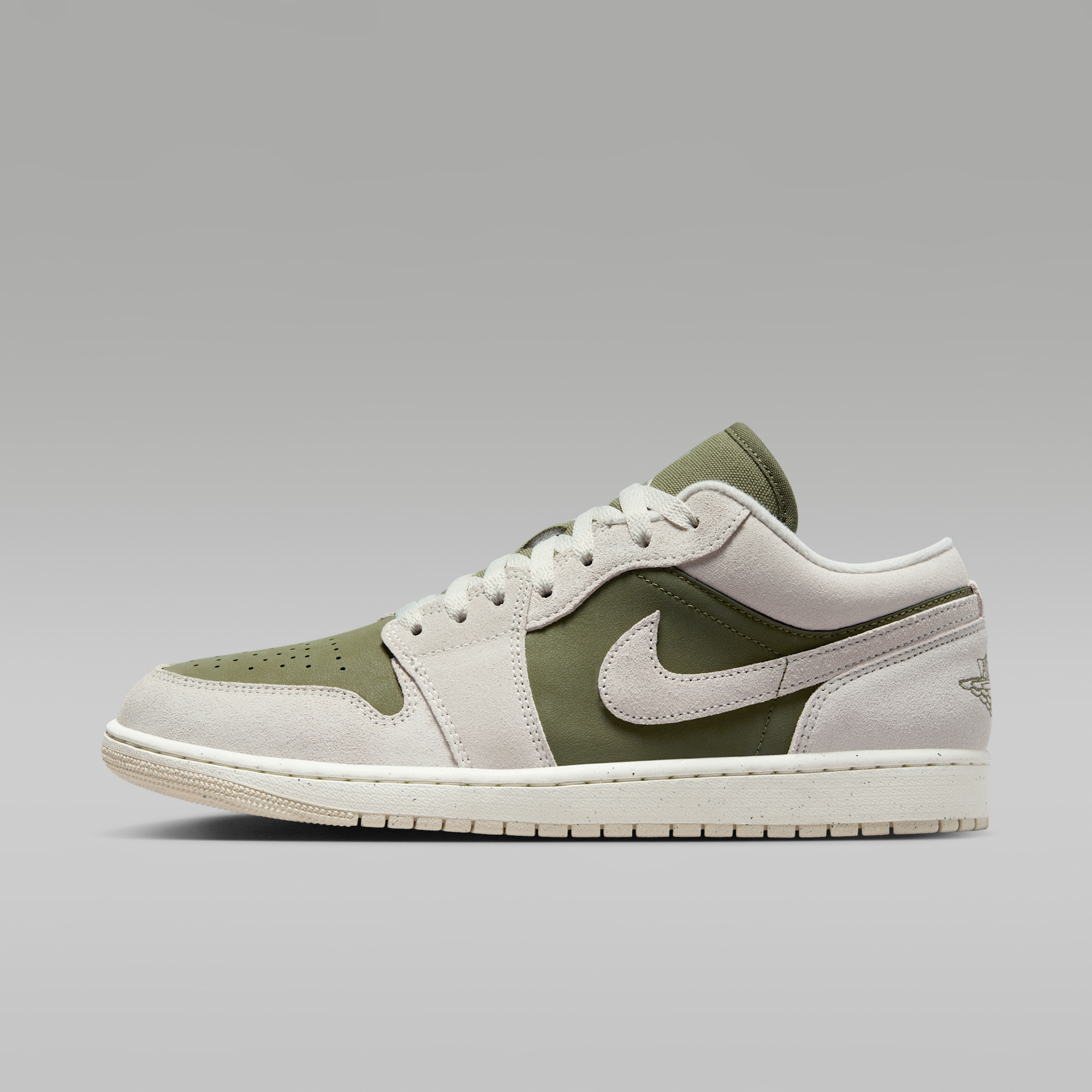 Air Jordan 1 Low SE - Medium Olive/Sail/Light Orewood Brown - 1