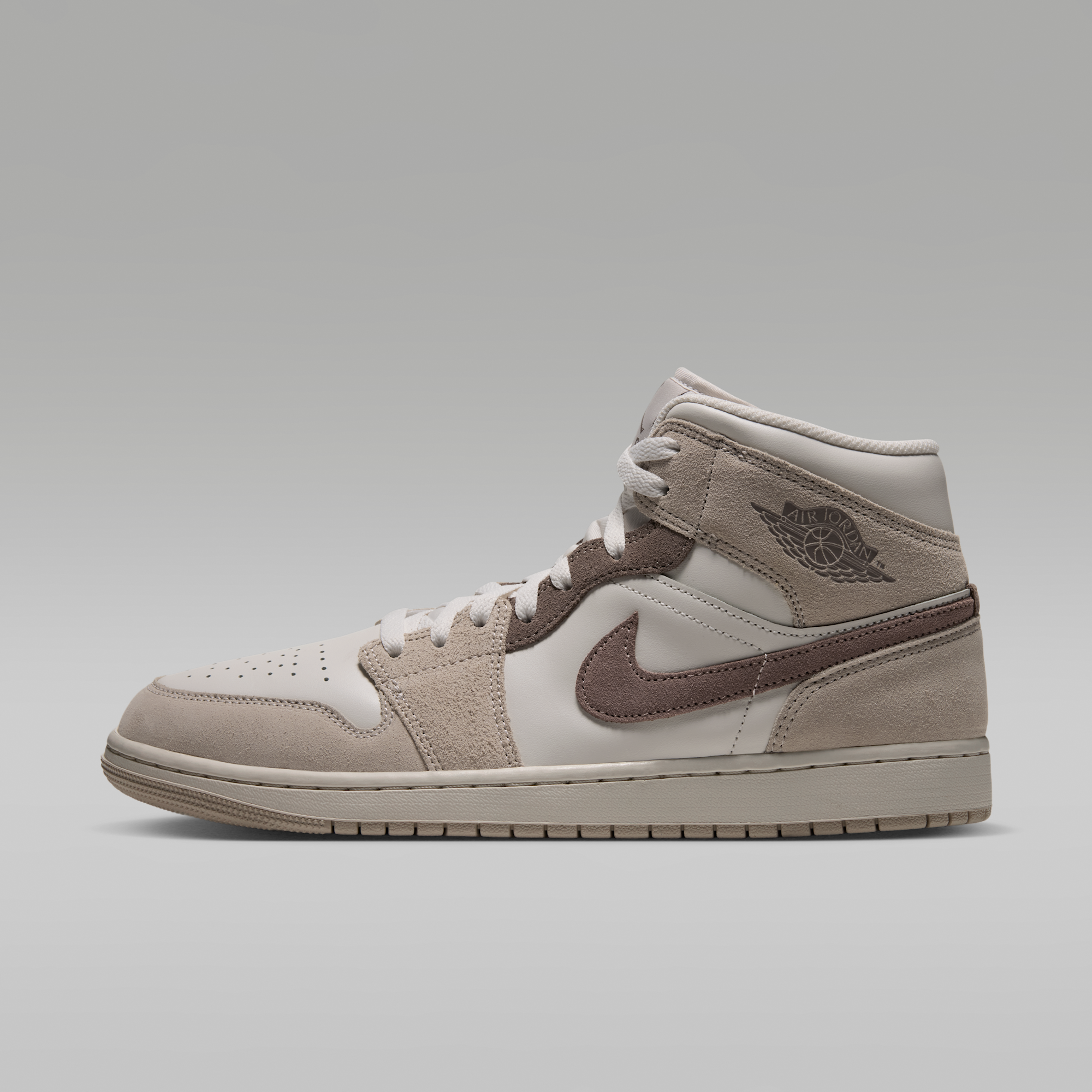 Air Jordan 1 Mid SE - Phantom/Cream II/Mink Brown - 1