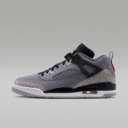 Jordan Spizike Low - Cool Grey/Μαύρο/Wolf Grey/University Red - 1