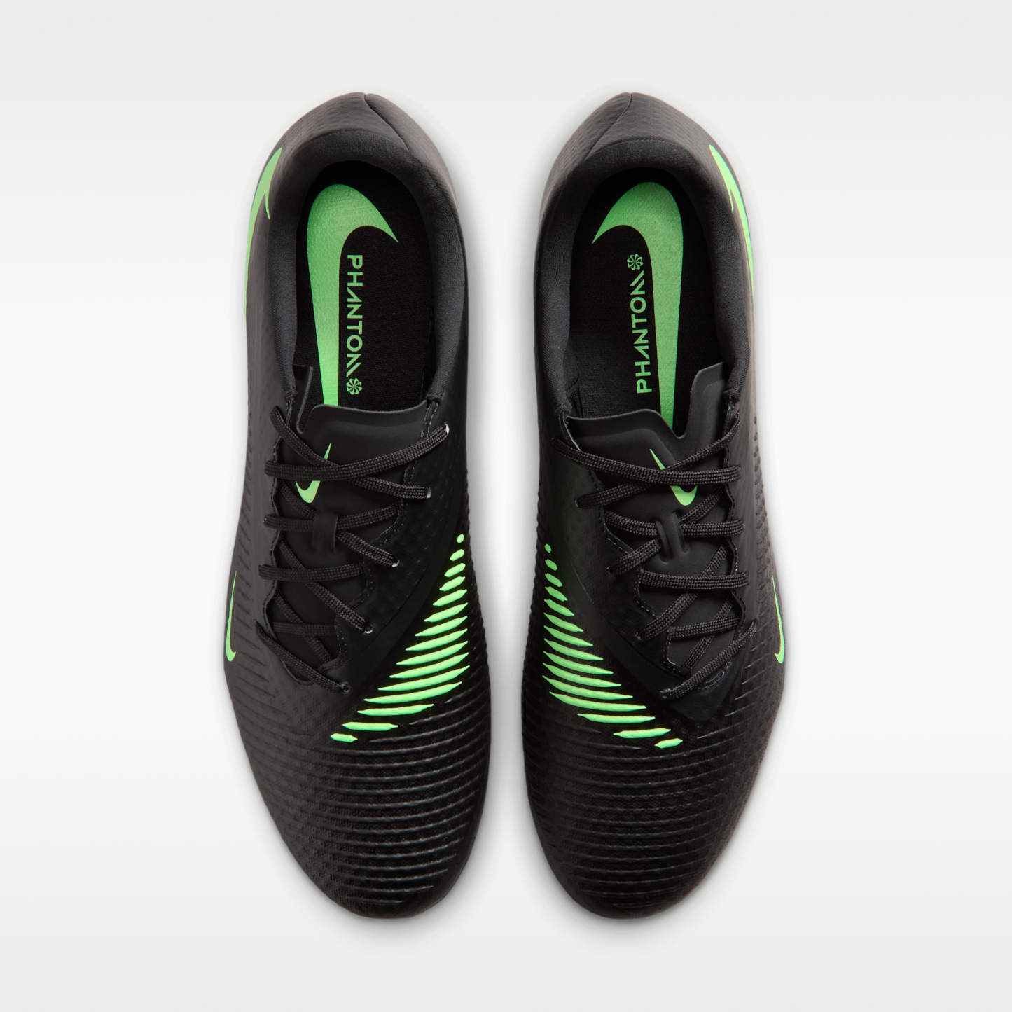 Nike Phantom 6 Low Academy - Μαύρο/Μαύρο/Illusion Green (HJ4564-001) - 4