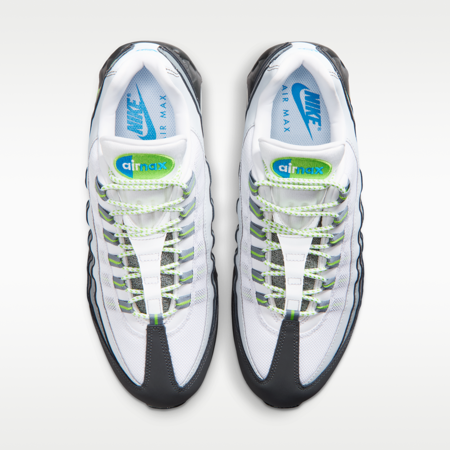 Nike Air Max 95 Big Bubble - Μαύρο/Action Green/Anthracite/Photo Blue - 4