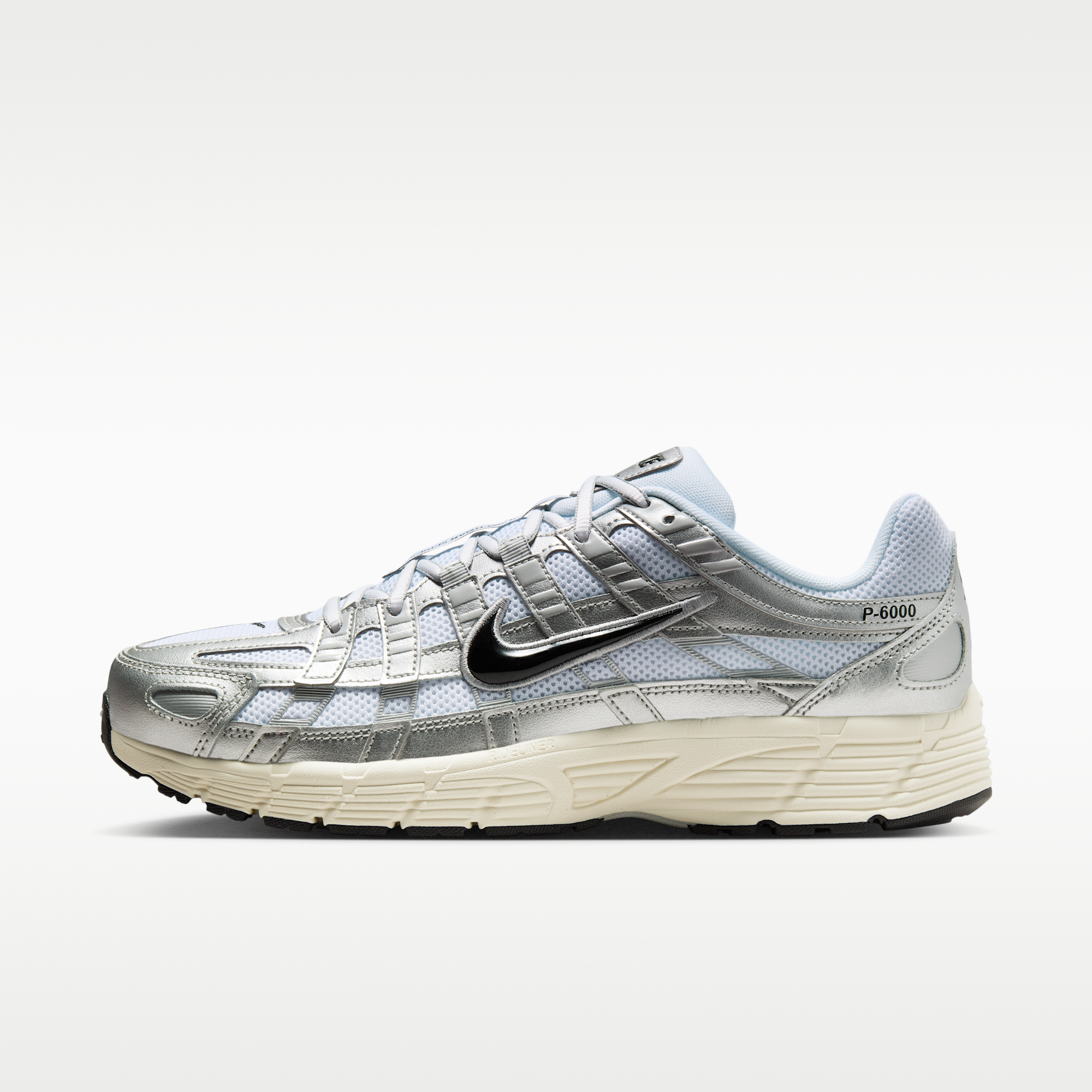 Nike P-6000 - Λευκό/Metallic Silver/Flat Silver/Μαύρο - 1