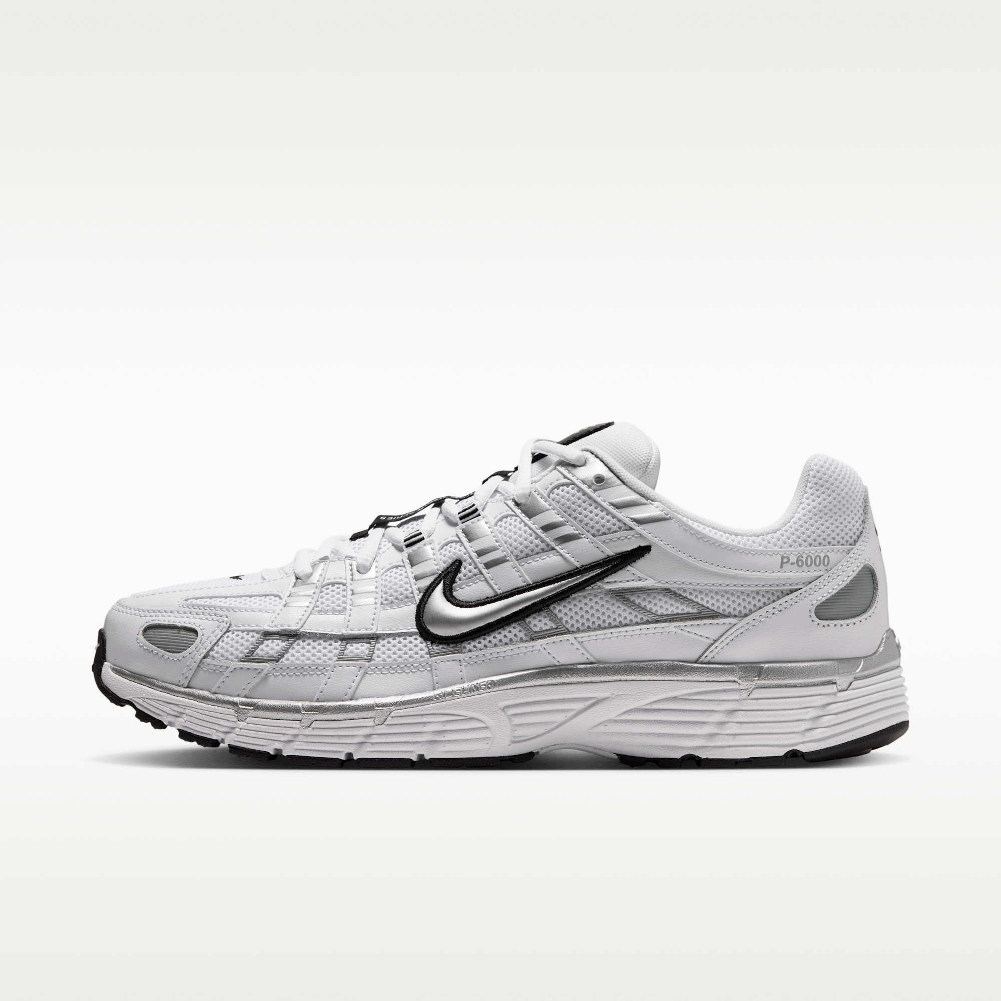 Nike P-6000 - Λευκό/Μαύρο/Metallic Silver - 1