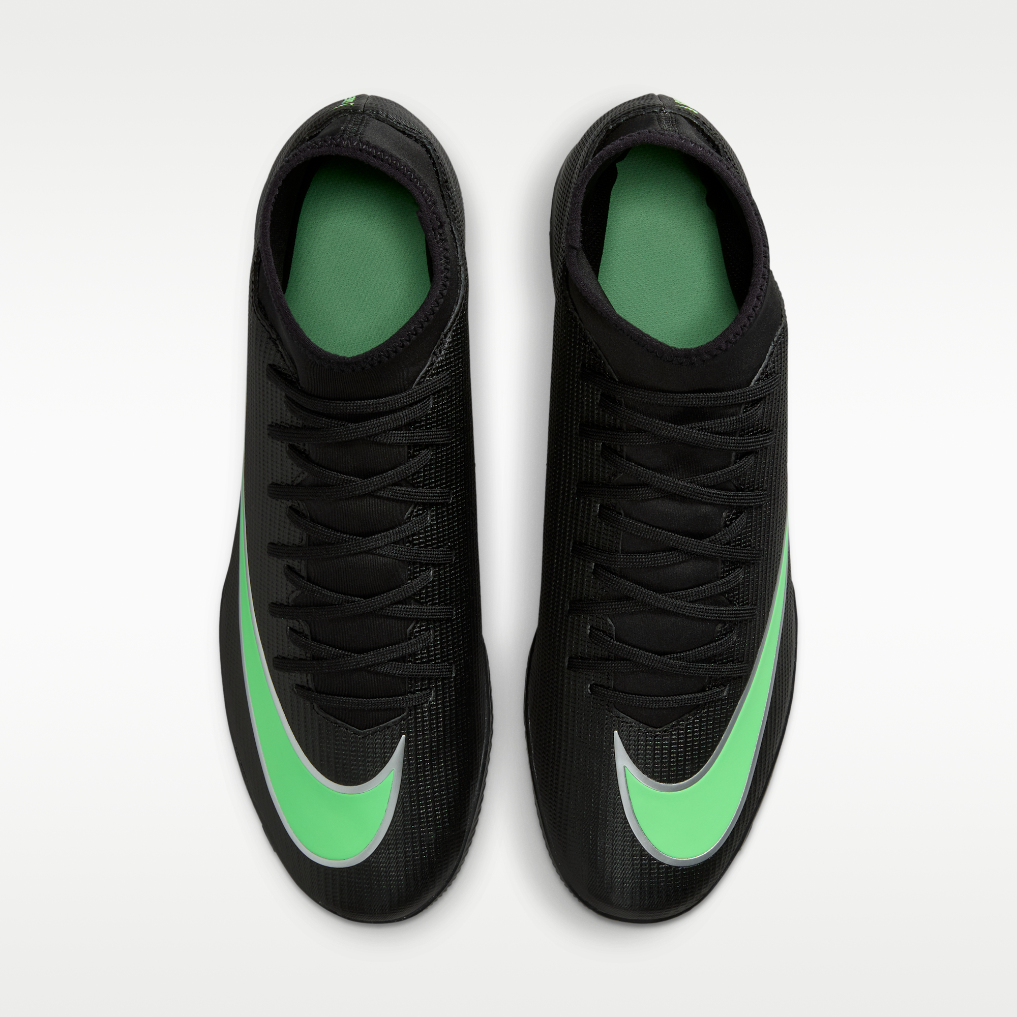 Nike Mercurial Superfly 11 Club - Μαύρο/Μαύρο/Illusion Green (IO1495-001) - 4