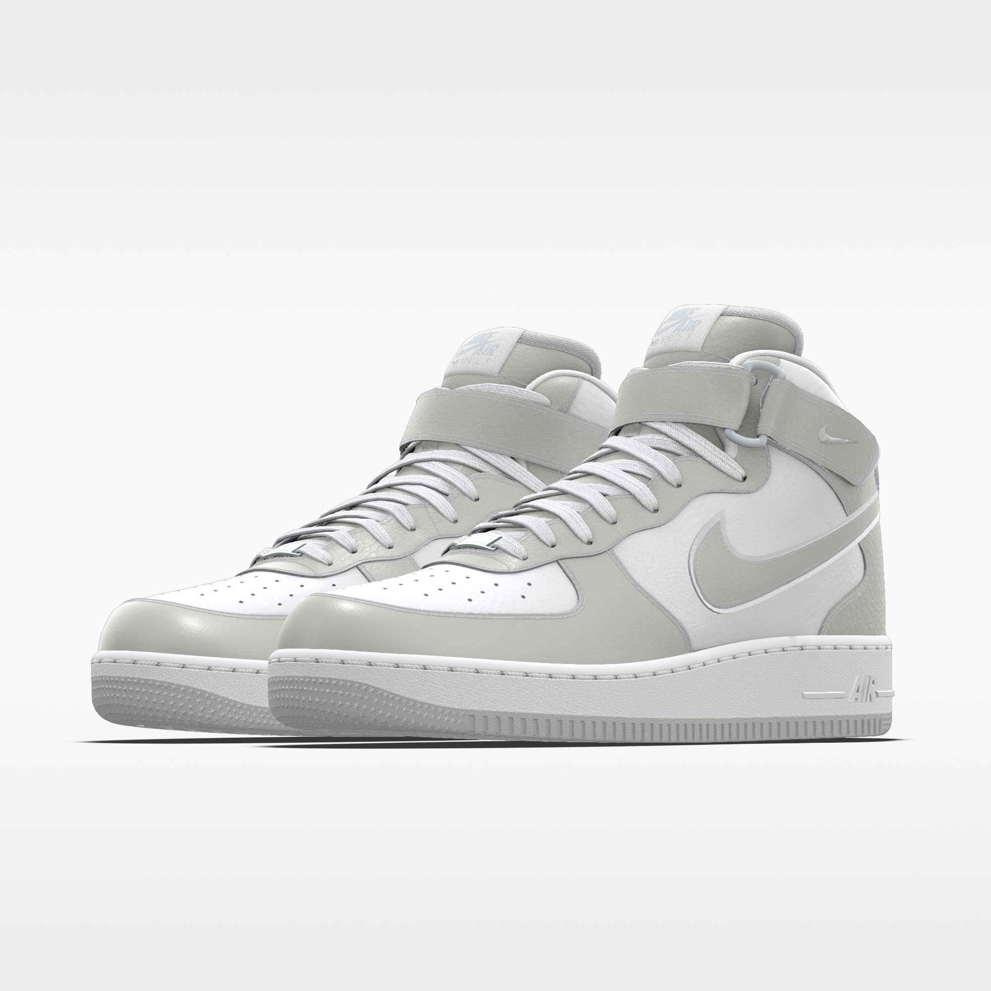 Nike Air Force 1 Mid By You - Πολύχρωμο/Πολύχρωμο/Πολύχρωμο (2120804569) - 2