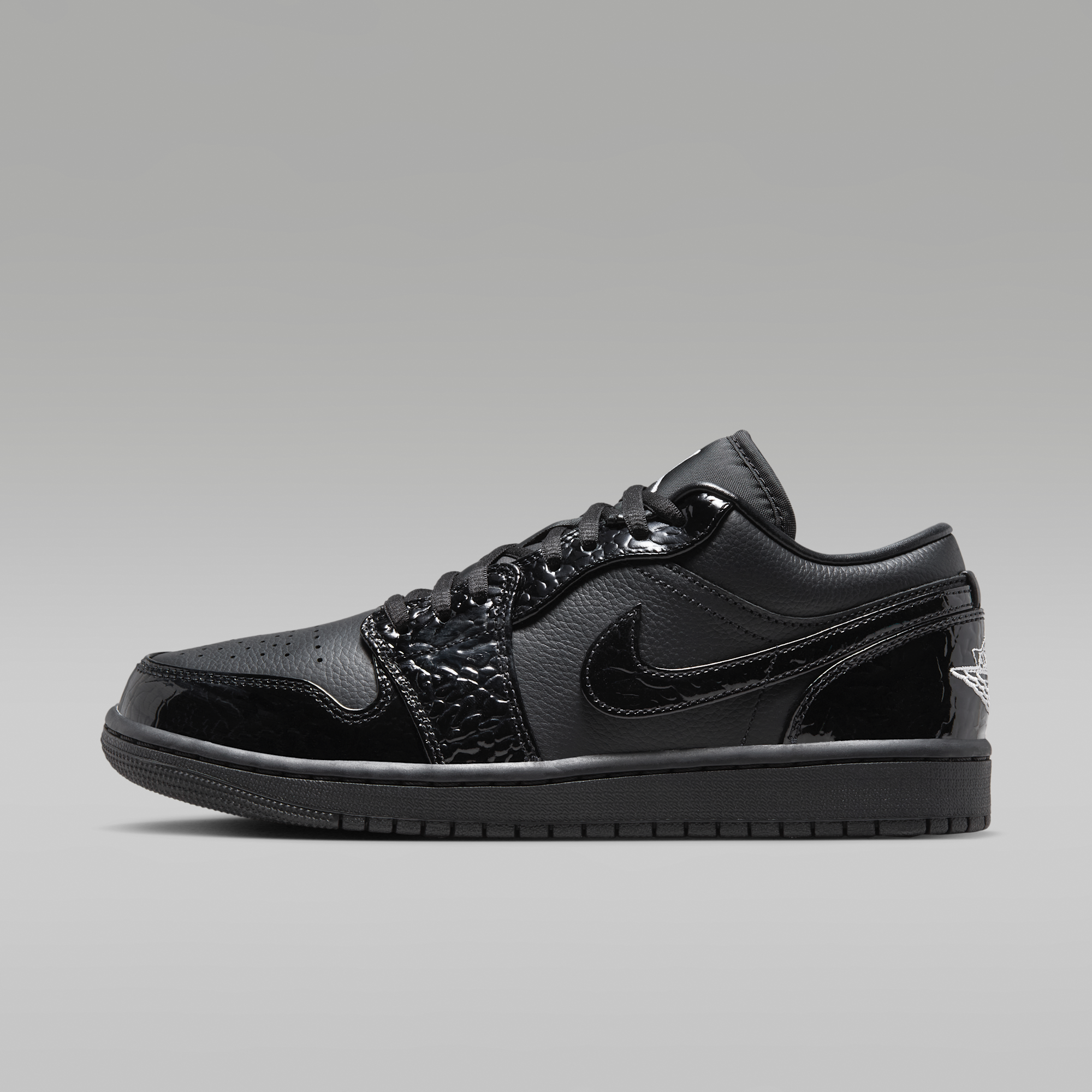 Air Jordan 1 Low SE - Μαύρο/Λευκό/Metallic Silver/Μαύρο - 1